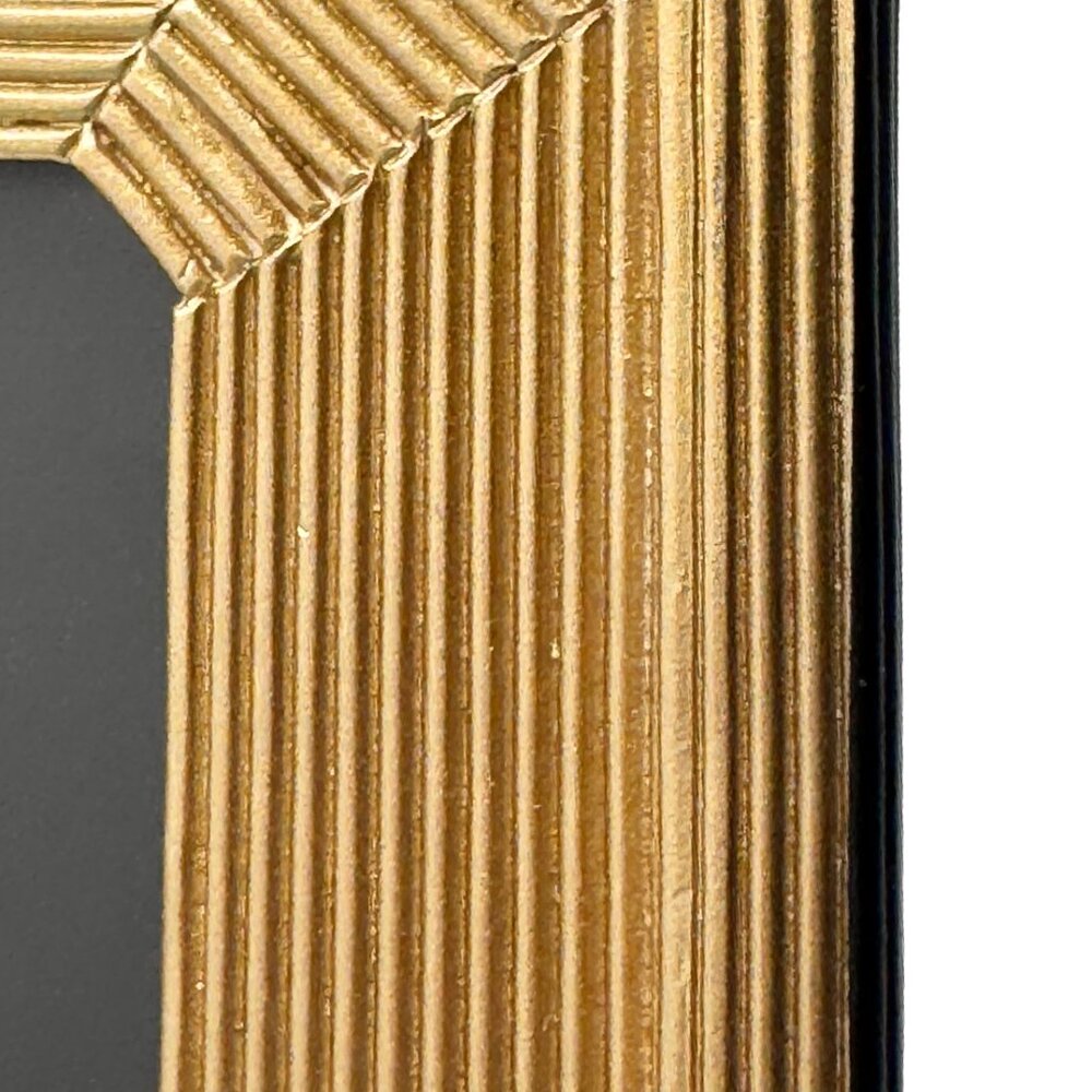 4x6 Gold Octagon Picture Frame with Beveled Corners - Picture 3 of 5